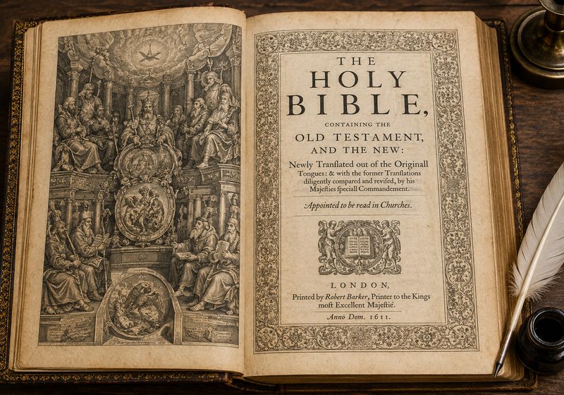 King James Bible title page, 1611