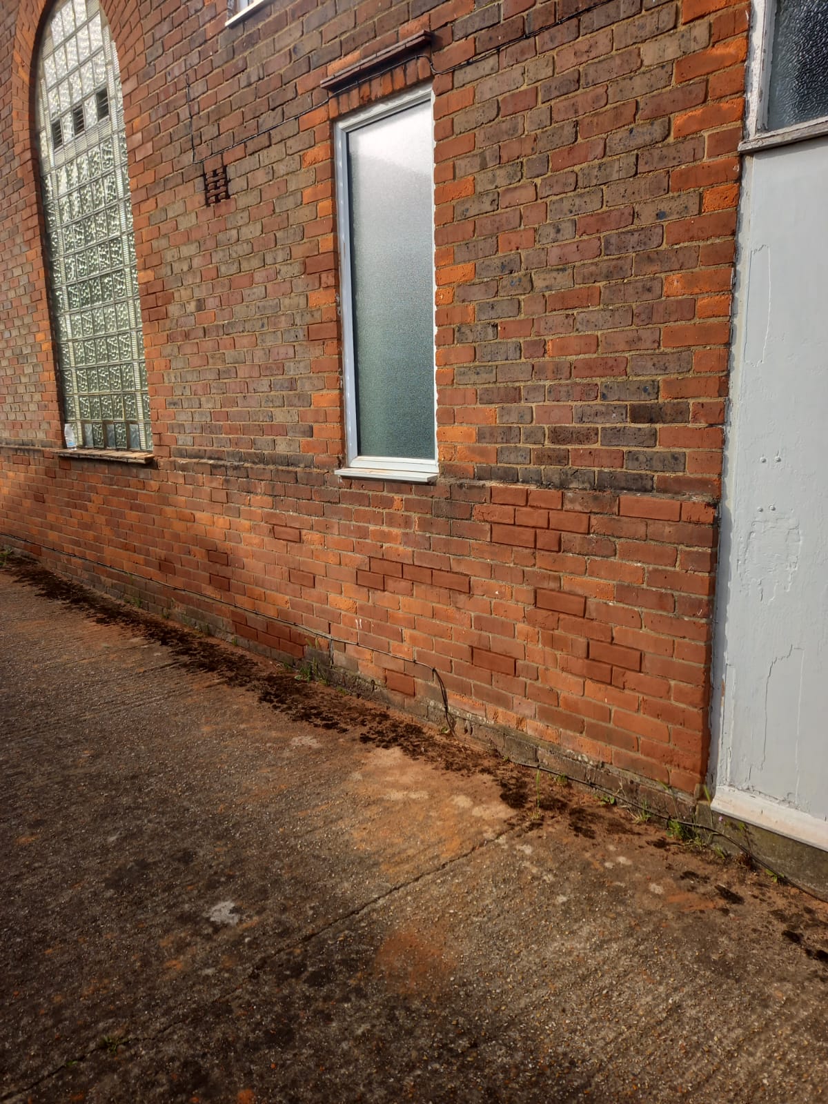 Church building repair works
