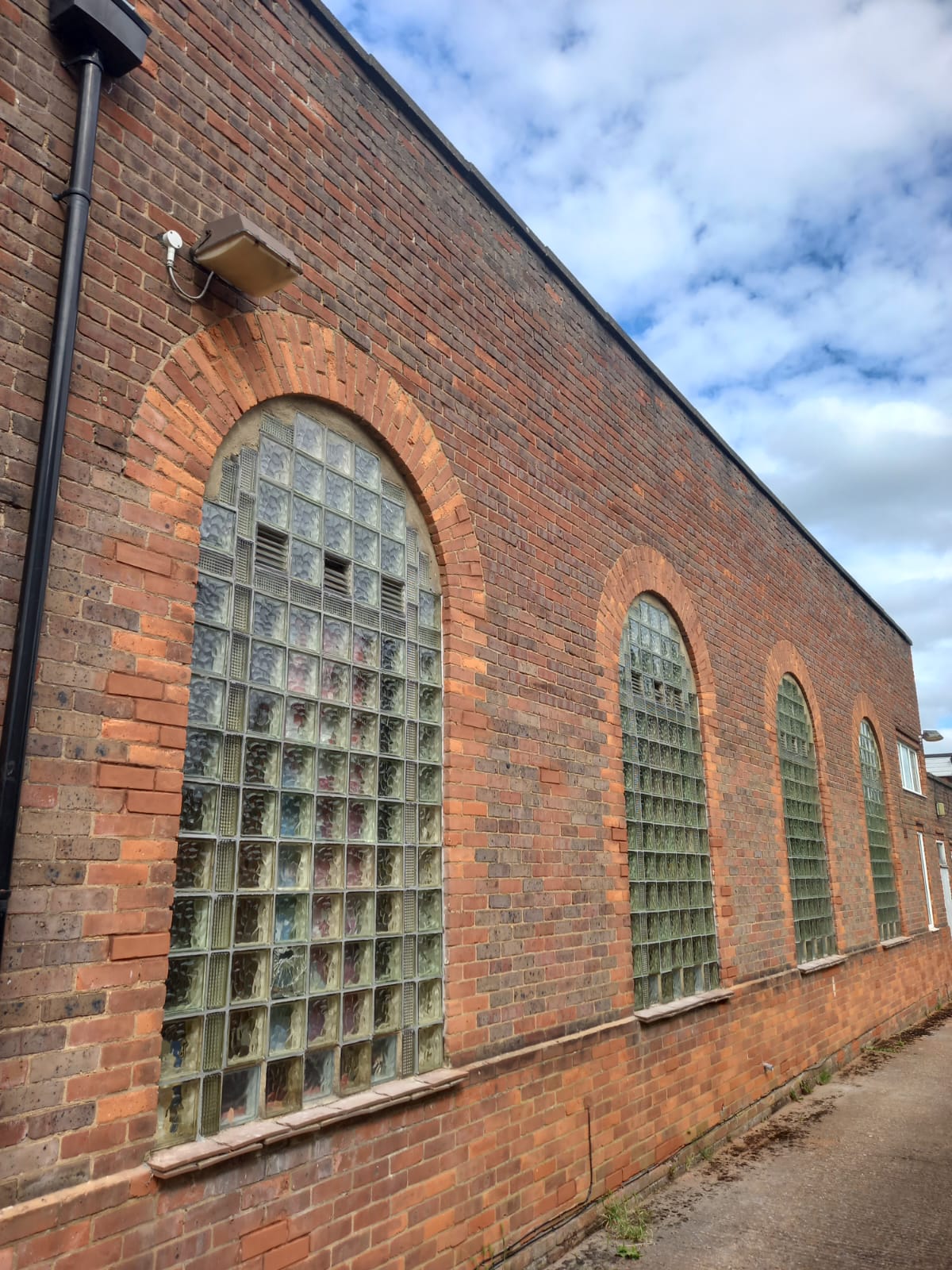 Church building repair works
