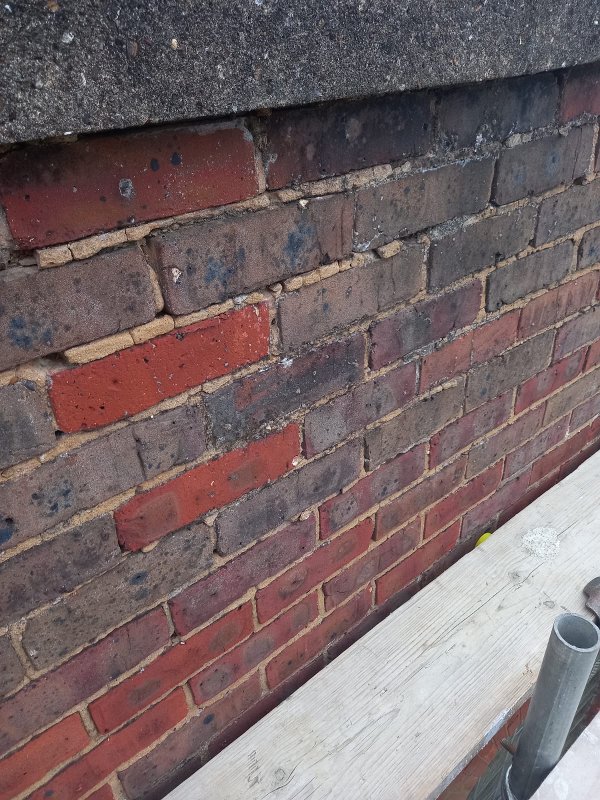 Church building repair works