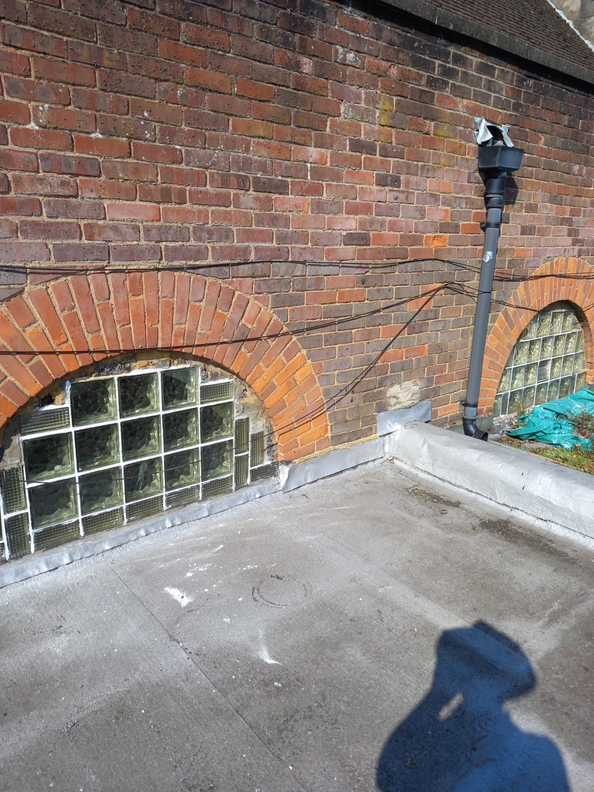 Church building repair works