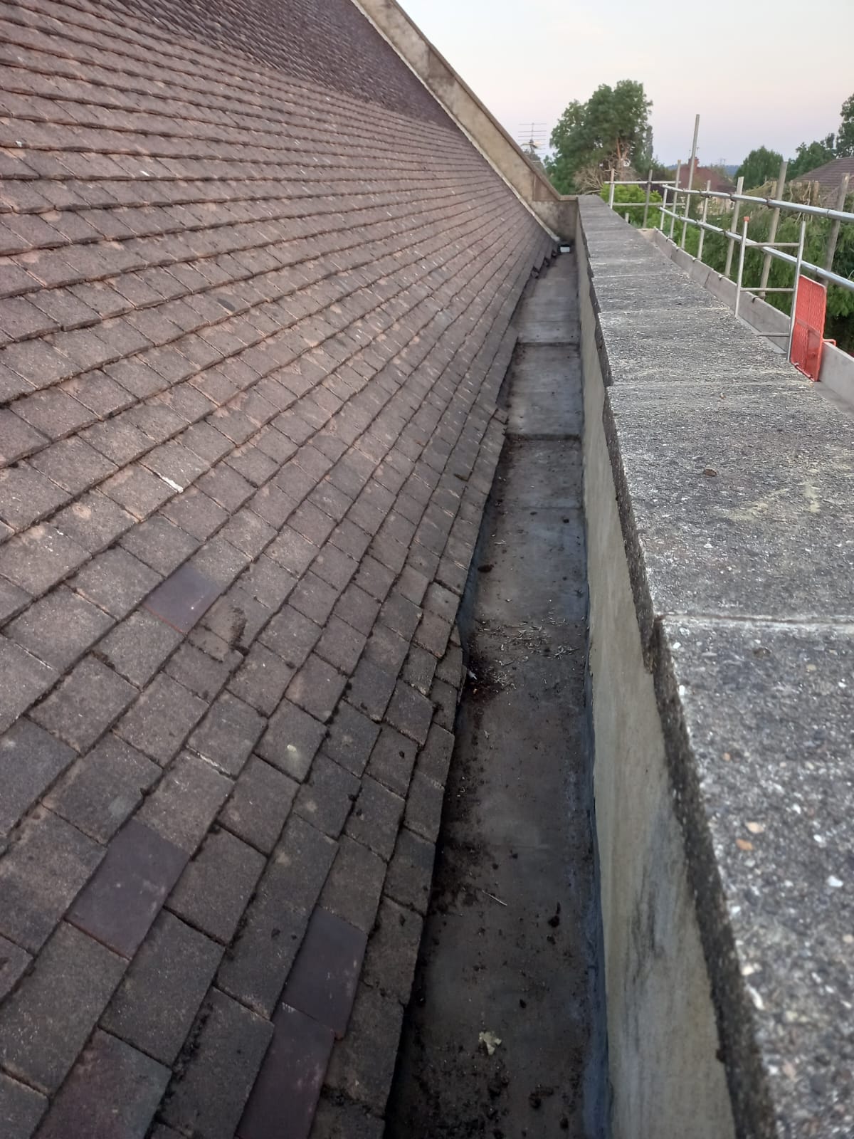Church building repair works