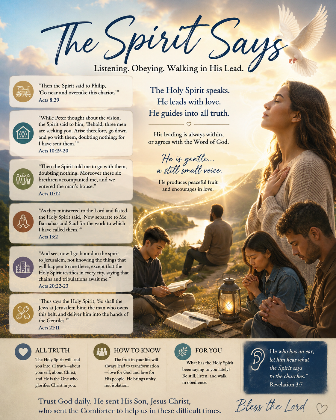 The Spirit Says…